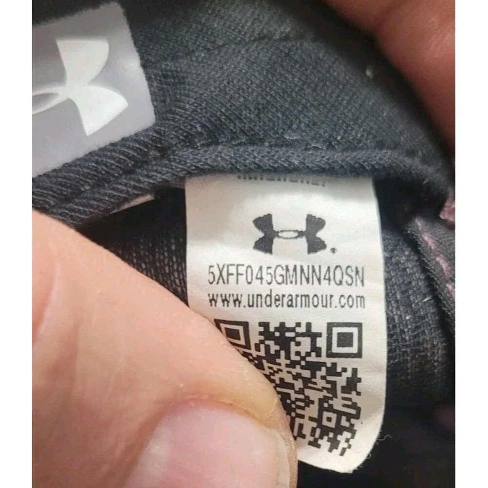 Under Armour Girls UA Wordmark Hat Cap OSFA Ash Plum Mauve Pink 1362187